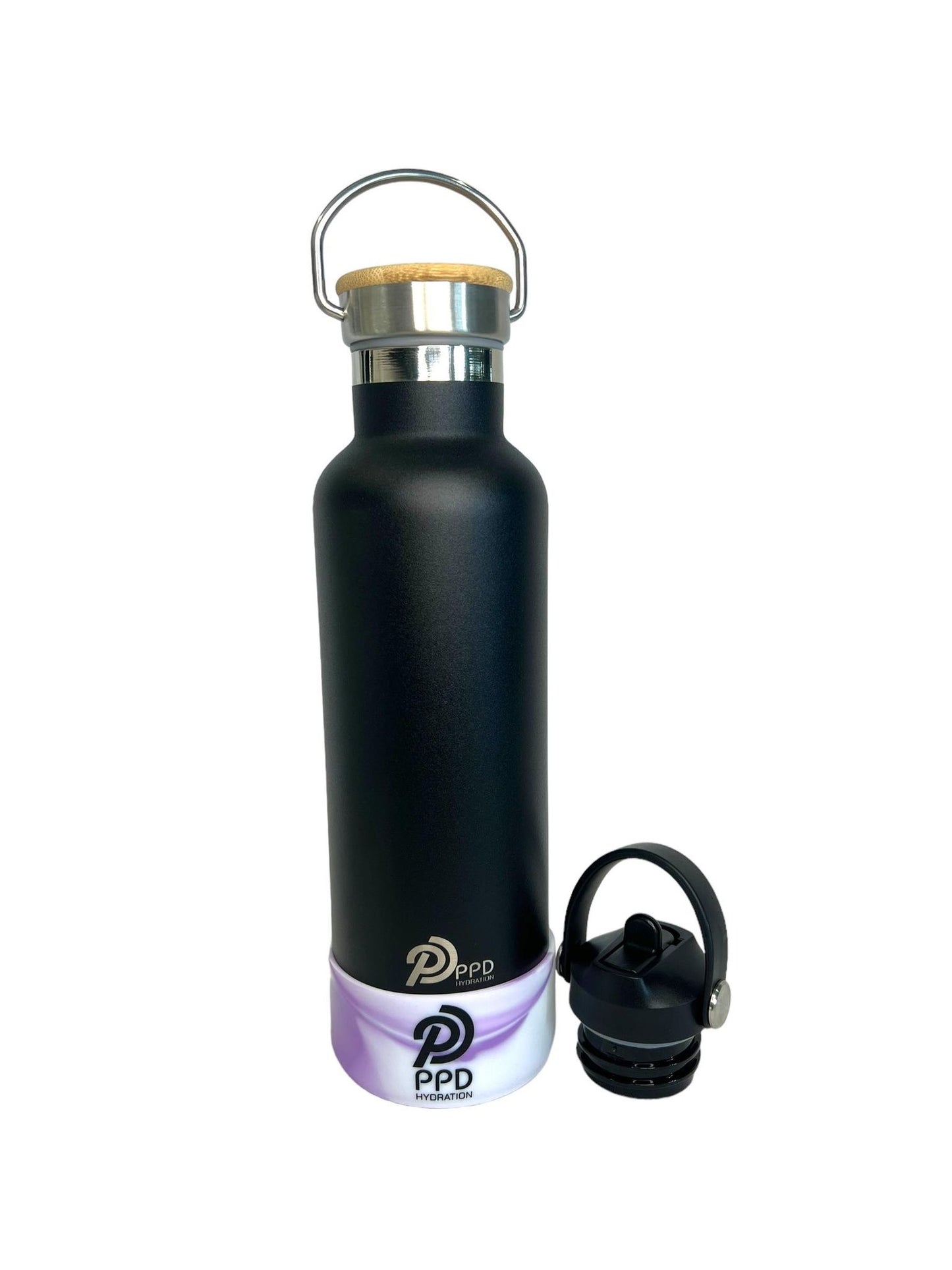 750ml Water Bottle - Black (25oz)