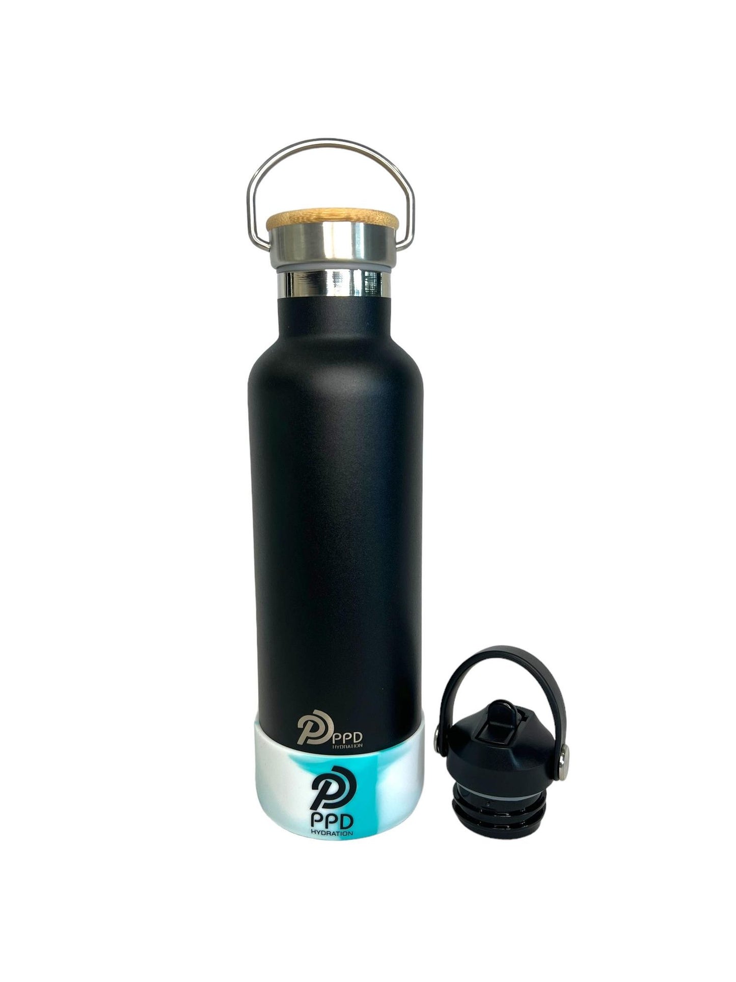 750ml Water Bottle - Black (25oz)
