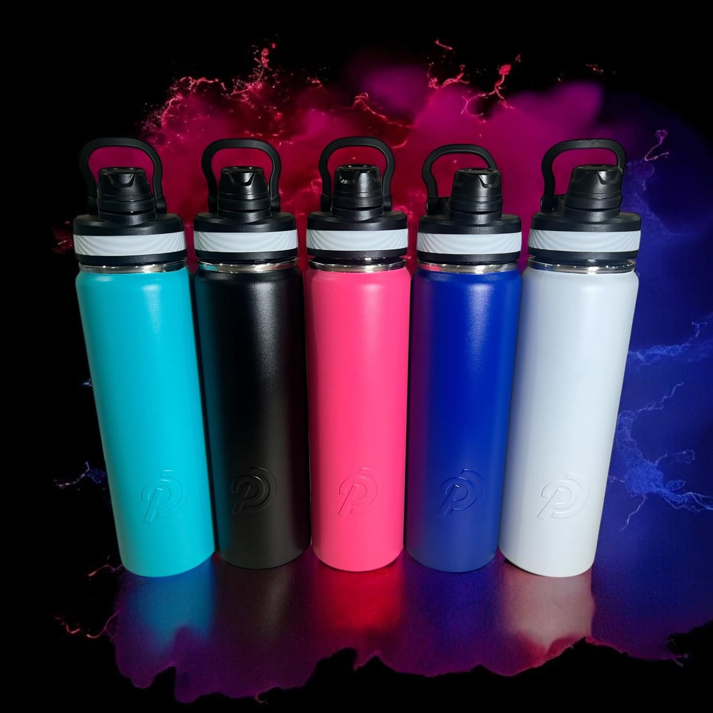 750ml Wide Lid Water Bottle - Sea Blue