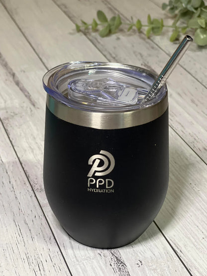 12oz Insulated Tumblers with Magnetic Lid