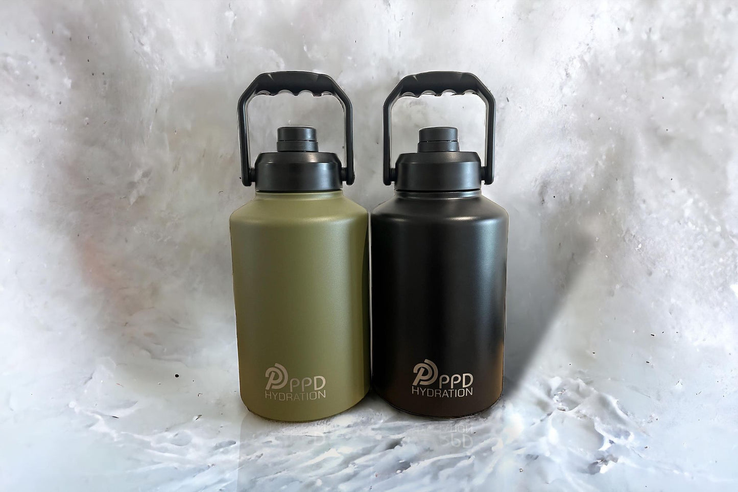 1 gallon 3.7L water bottle stainless steel double wall insulated