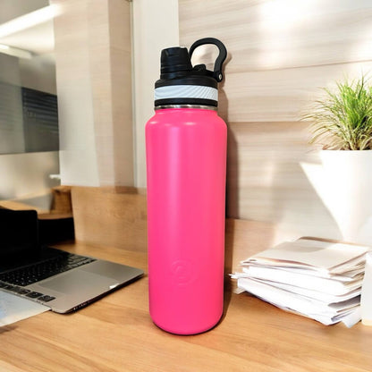 1.2L (40oz) Wide lid - Hot Pink