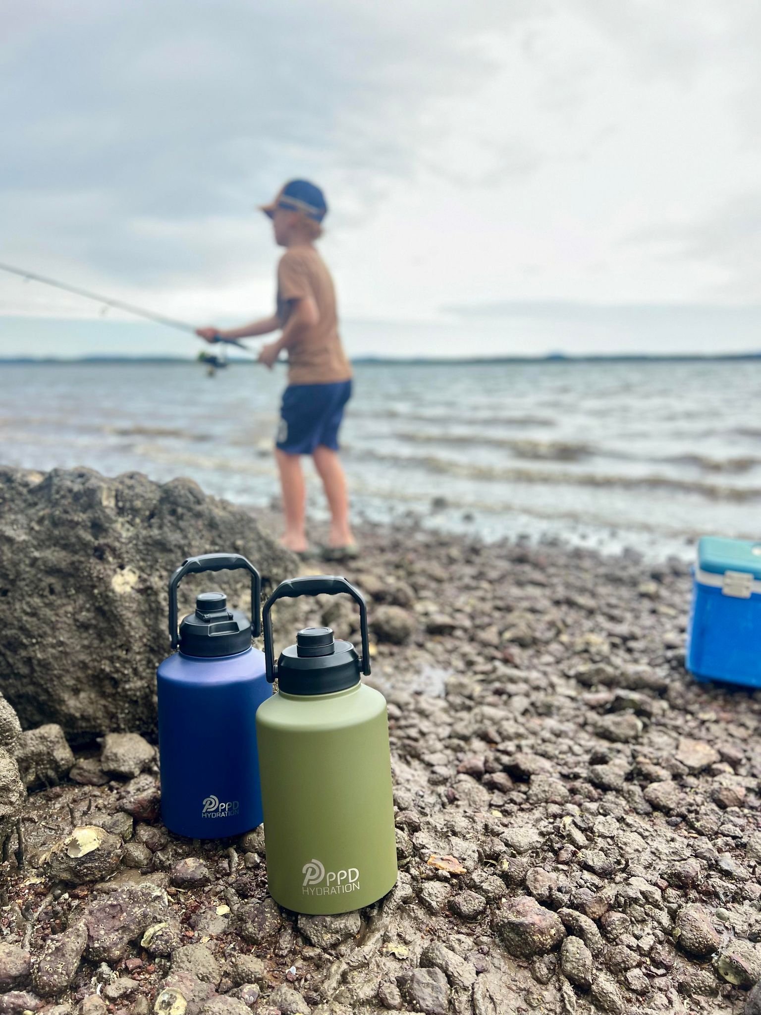 3.7l 1 gallon water bottle stainless steel double wall insulated drink bottle