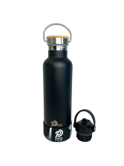 750ml Water Bottle - Black