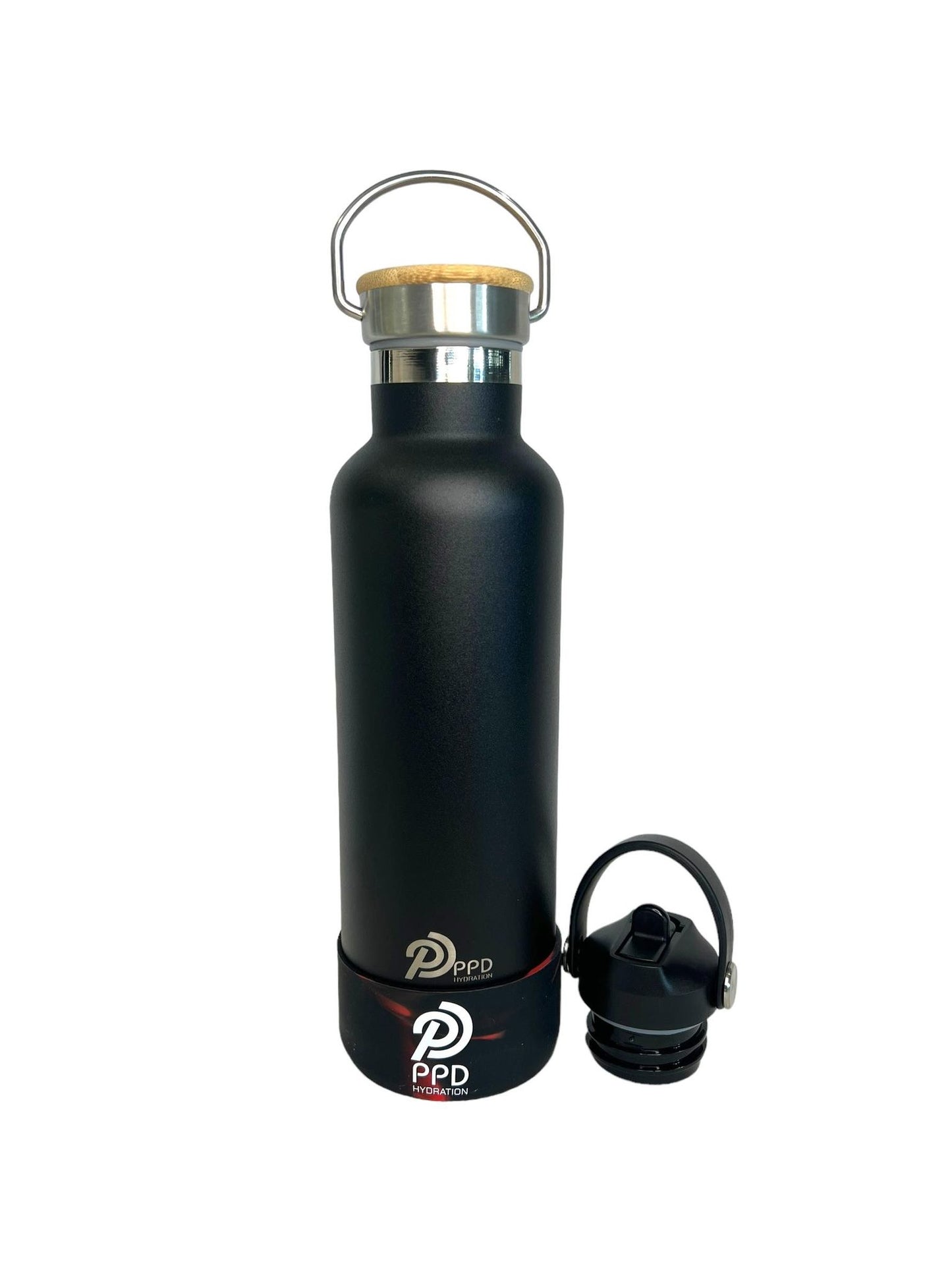 750ml Water Bottle - Black (25oz)