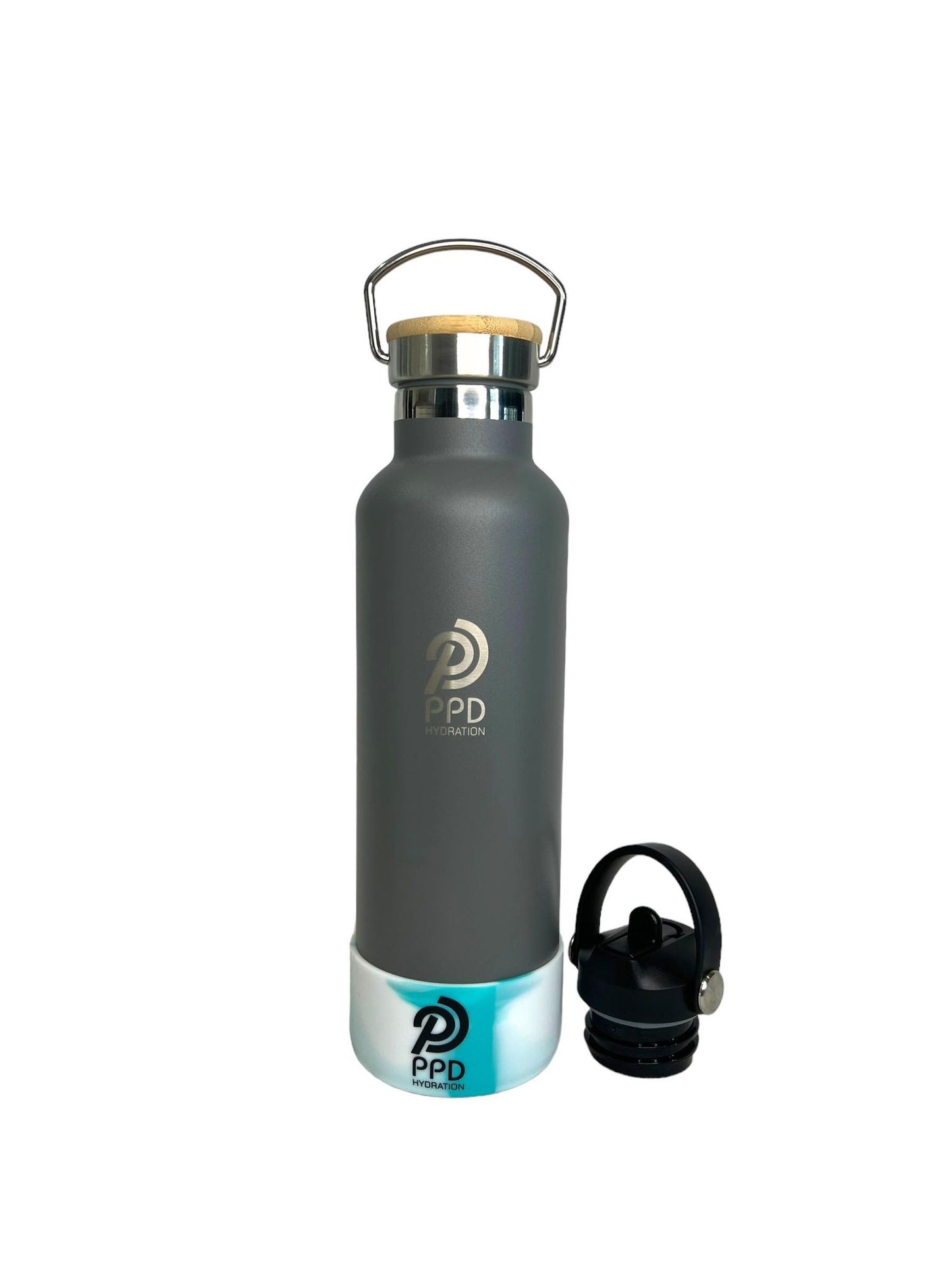 750ml Water Bottle - Grey (25oz)