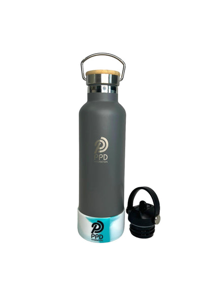 750ml Water Bottle - Grey (25oz)