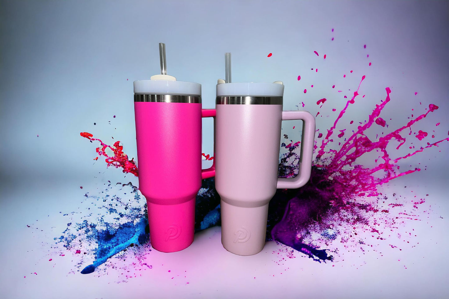 40oz 1.2l tumbler 2 pink stainless steel double wall insulated