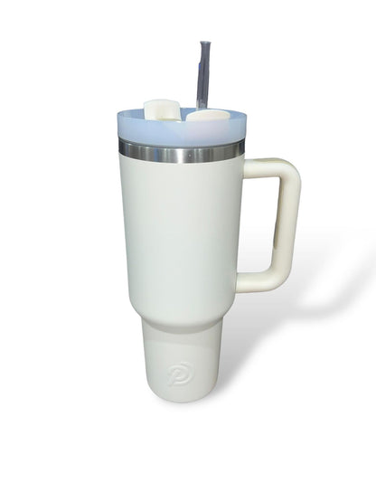 40oz 1.2l tumbler white stainless steel double wall insulated