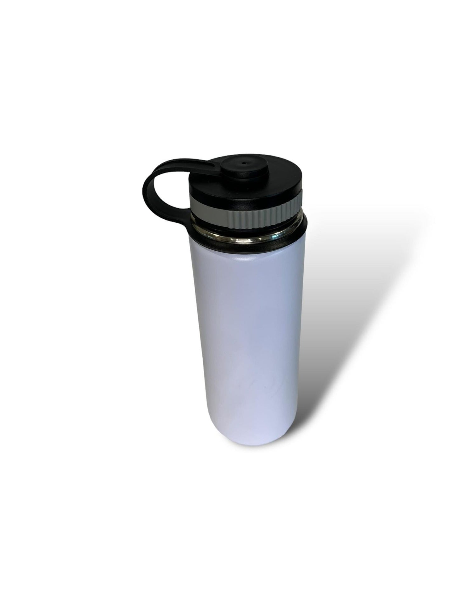White 532ml 18 oz water bottle stainless steel double insulated