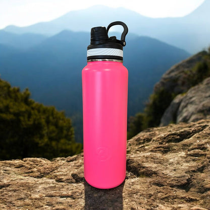 1.2L (40oz) Wide lid - Hot Pink