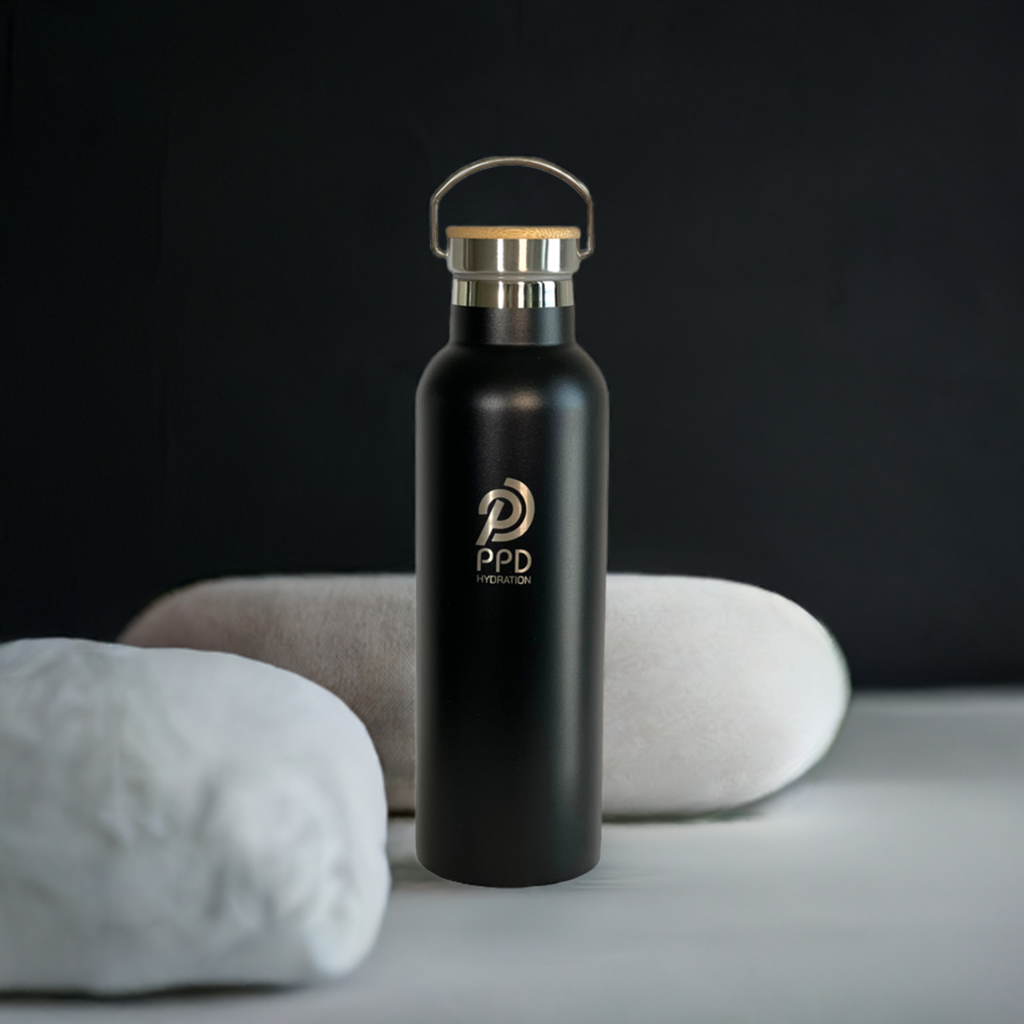 750ml Water Bottle - Black (25oz)