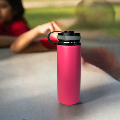 532ml Water Bottle - Hot Pink (18oz)