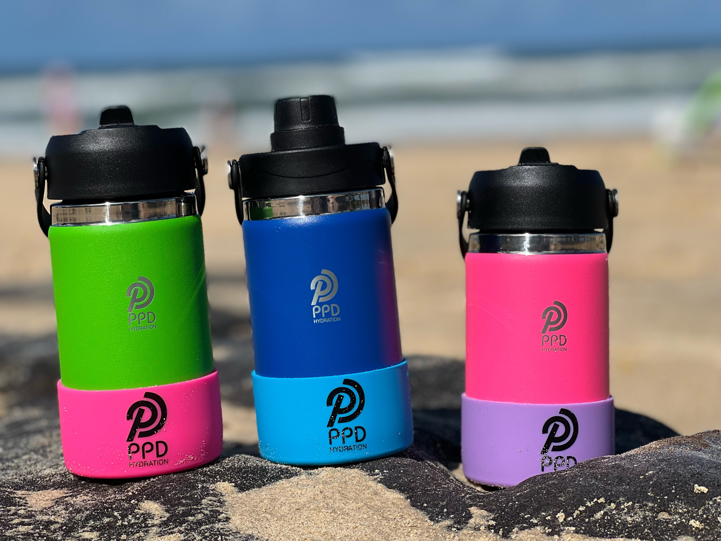 On The Go Compact Bottle - Blue
