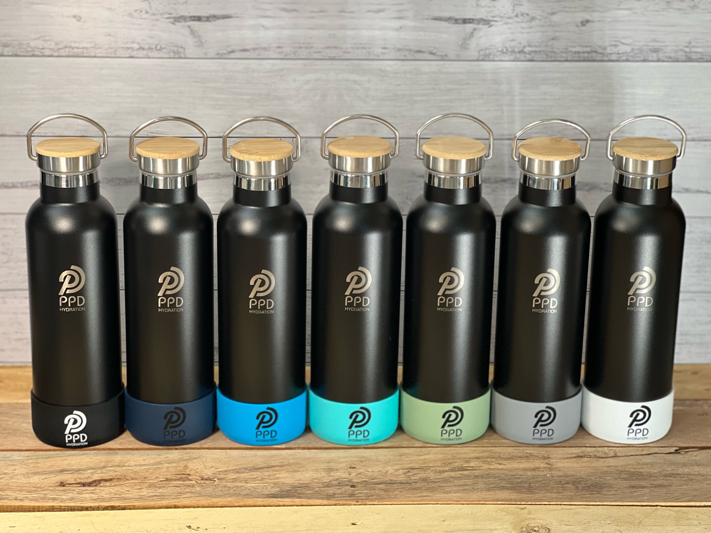750ml Water Bottle - Black (25oz)