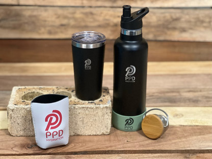 750ml Water Bottle - Black (25oz)