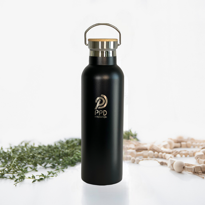 750ml Water Bottle - Black