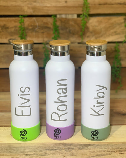 750ml Water Bottle - White