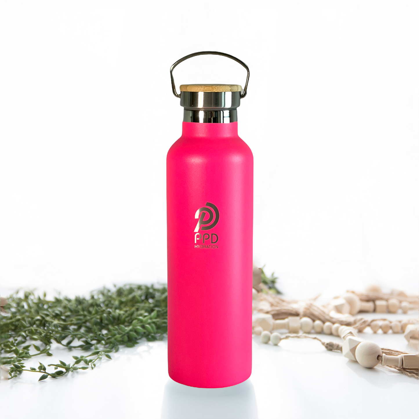 750ml Water Bottle - Hot Pink (25oz)