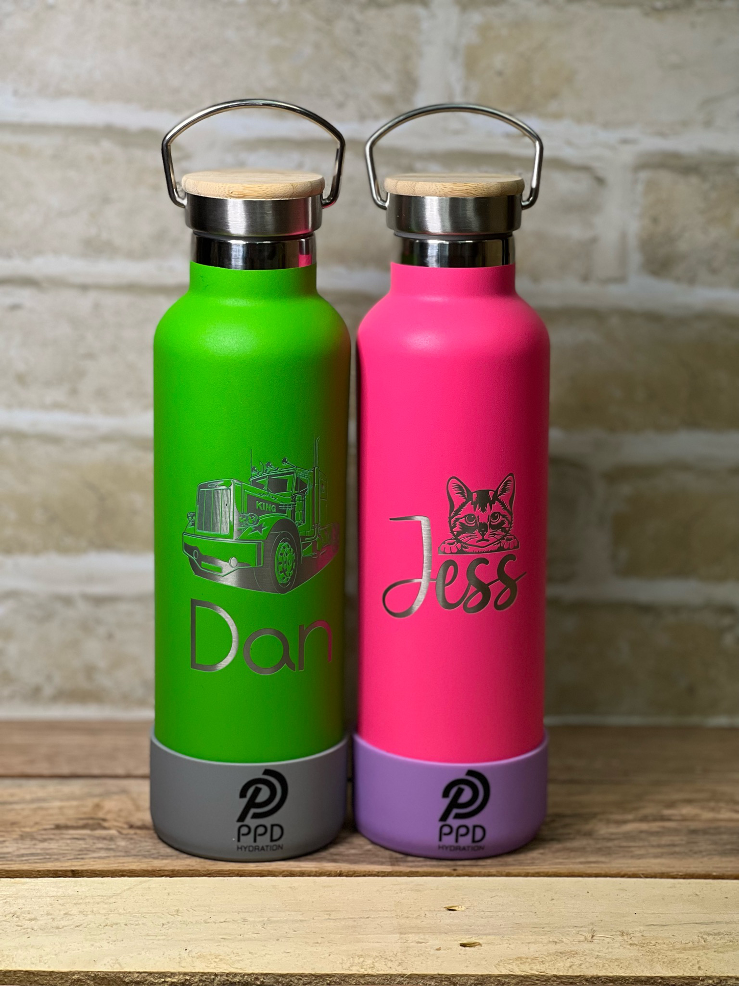 750ml Water Bottle - Hot Pink (25oz)