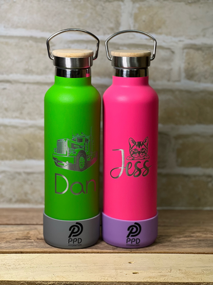 750ml Water Bottle - Hot Pink (25oz)