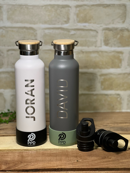 750ml Water Bottle - Grey (25oz)