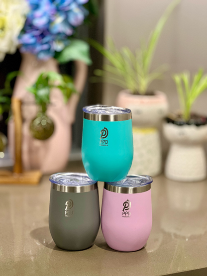 12oz Insulated Tumblers with Magnetic Lid
